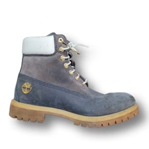 Timberland two-toned Navy Blue with gold detail Boots Mens Us - Size 11